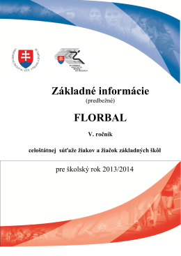 Základné informácie FLORBAL