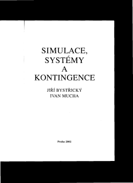 SIMULACE, SYSTEMY KONTINGENCE