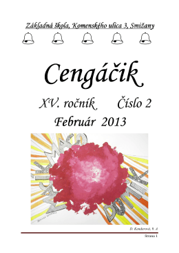 Február 2013 - ZŠ, Komenského ulica 3, Smižany