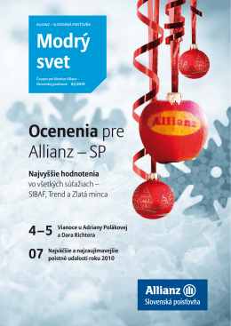 Modrý svet - Allianz - Slovenská poisťovňa