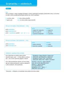 Gramatika v oddieloch - Ucebnice
