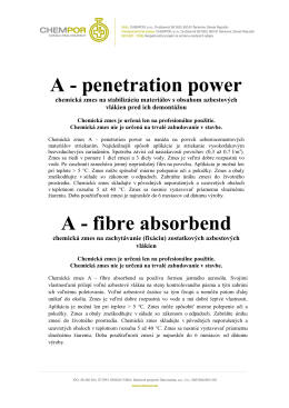 A - penetration power A
