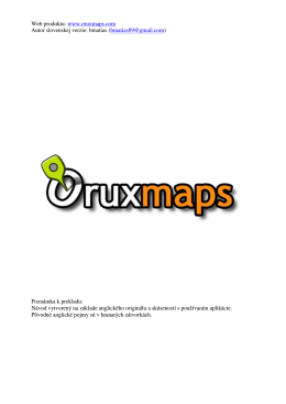 Mapy - OruxMaps