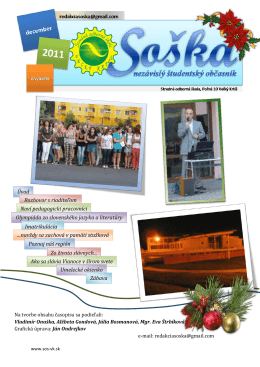 Školský časopis SOŠka - december 2011 . pdf