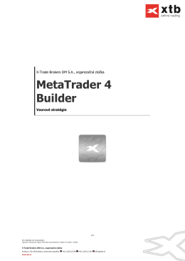 MetaTrader 4 Builder - X