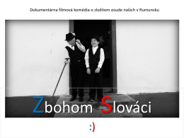 Zbohom Slováci