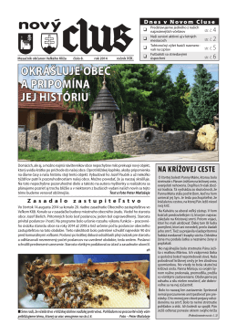 Obecné noviny č.8 - 2014