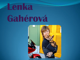 Lenka Gahérová