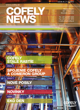 Cofely news September 2012