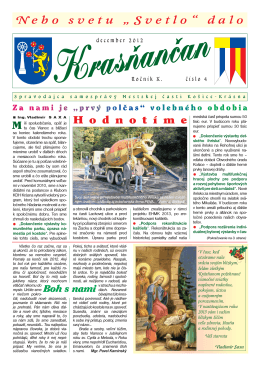 Krasňančan 0412 - Mestská časť Košice Krásna