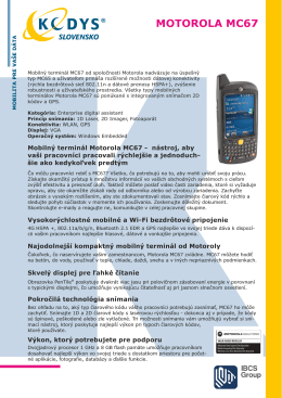 Prospekt Motorola MC67 (.pdf)