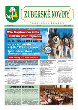 Zuberské noviny 1/2012 Formát PDF