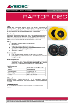 Raptor Disc 125mm - RPT