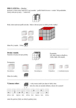 Návod na rubikovu kocku