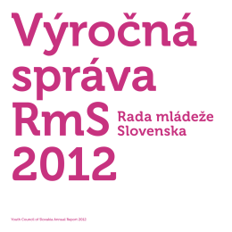 2012 - Rada mládeže Slovenska