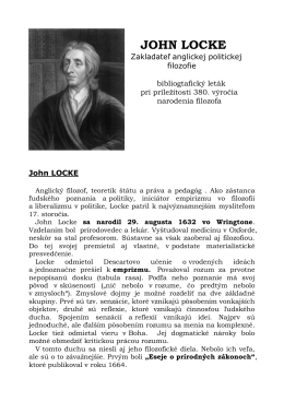 John Locke - Knižnica Antona Bernoláka