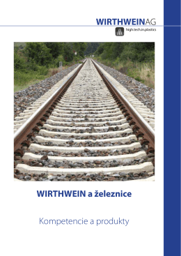 WIRTHWEIN a železnice Kompetencie a produkty