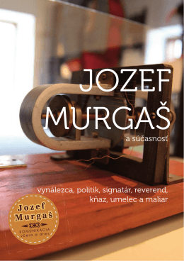 Brožúra Jozef Murgaš - komunikácia včera a dnes (pdf.)