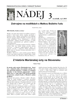 NADEJ 03013.pdf - Farnosť svätého Štefana, Šurany