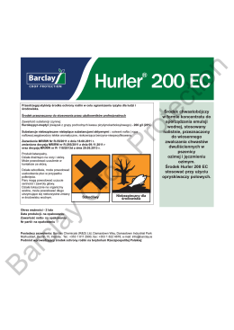 Hudson® 200 EC Label