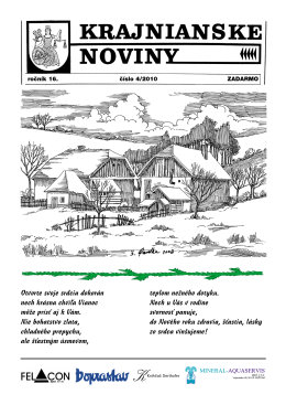 Krajnianske noviny číslo 4 (PDF – 2,5 MB)