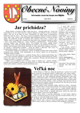 noviny april 2013