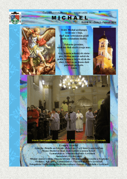 Michael - február 2014 - Rímskokatolícka cirkev Farnosť Levice mesto