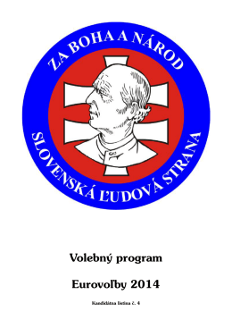 formát A4 - Slovenská ľudová strana