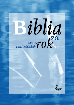 Biblia za rok - Scripture Union Slovakia