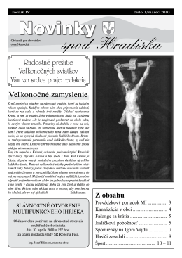 Obecné noviny 1/2010