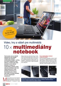 10×multimediálny notebook