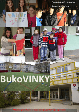 Časopis 1/2013 - Základná škola na Ulici Ivana Bukovčana 3
