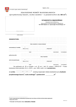 Wydruk faksu na ca\263ej stronie - Zarząd Portu Morskiego Kołobrzeg