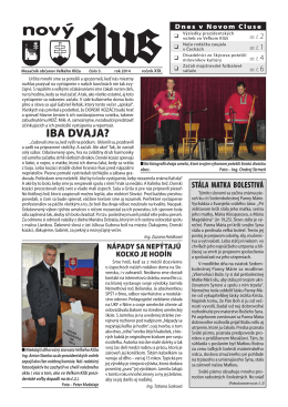 Obecné noviny č.3 - 2014