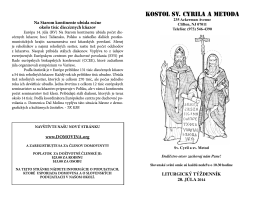 Kostol sv. Cyrila a Metoda - SS Cyril Methodius Church
