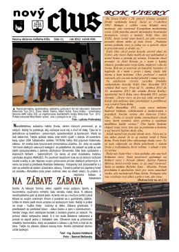 Obecné noviny č.11 - 2012