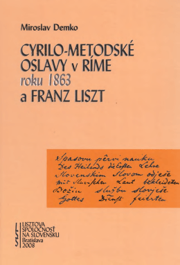 Cyrilo-metodské oslavy - Franz Liszt institut Miroslava Demka