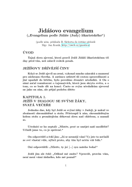 Jidášovo evangelium - Bibliotheca Gnostica