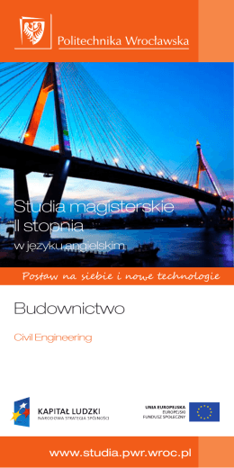 Budownictwo - Politechnika Wrocławska