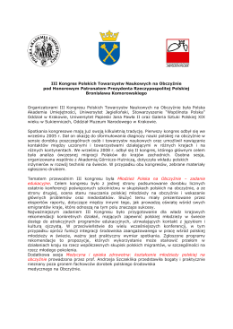 III Kongres Polskich Towarzystw Naukowych na