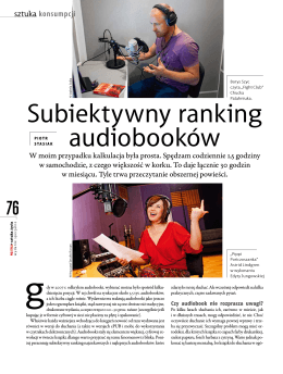 Subiektywny ranking audiobooków