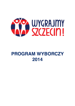 PROGRAM WYBORCZY 2014