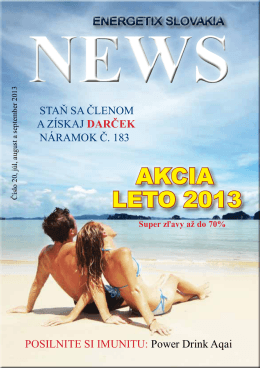 AKCiA LETO 2013 - Energetix Slovakia