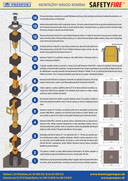 montážny návod komína 1 2 3 4 5 6 7 8 9 10 11 12 13 14