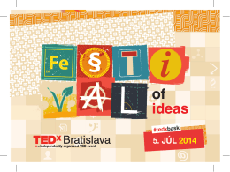 Pozrite si brožúru z TEDxBratislava 2014