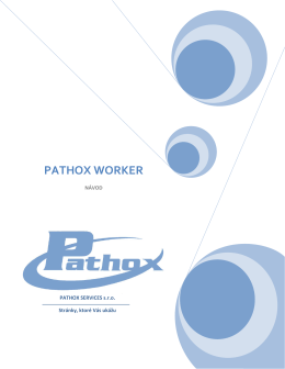PATHOX WORKER - Pathox Services sro