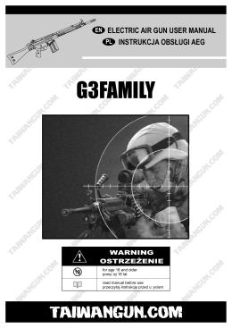 Instrukcja obsługi G3family