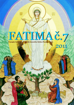 Fatima 1-25 - Inštitút Nepoškvrneného Srdca Panny Márie