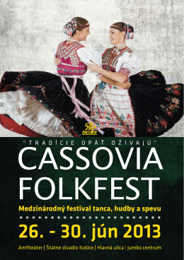 bulletin - Cassovia Folkfest