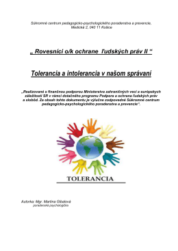 Tolerancia a intolerancia (.pdf)